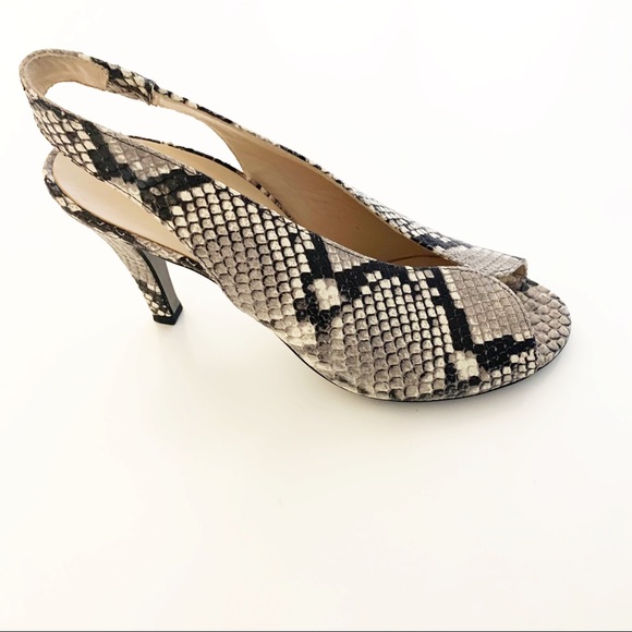 NWOB Paul Green Avanti Peep Toe Slingback Heels - Picture 7 of 12